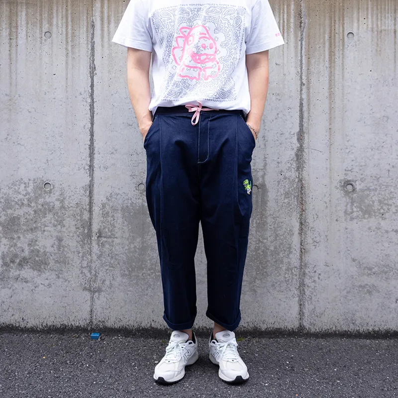 Corade Straight Jeans Unisex Navy Blue-2