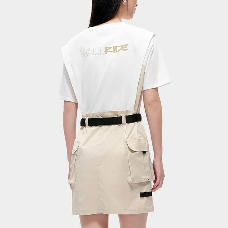 FILA FUSION Short Sleeved Dresses Women's White-3