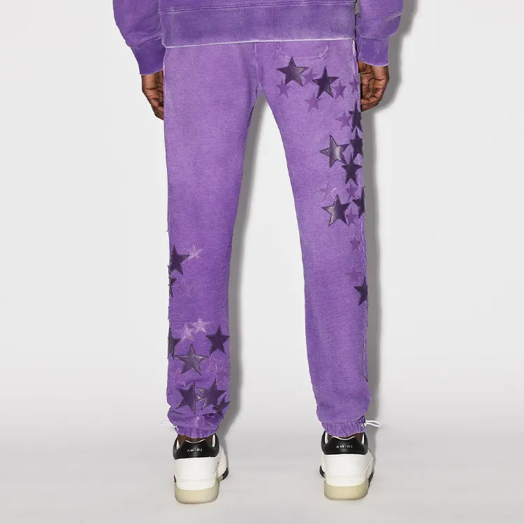 AMIRI Knitted Sweatpants Men Purple-3