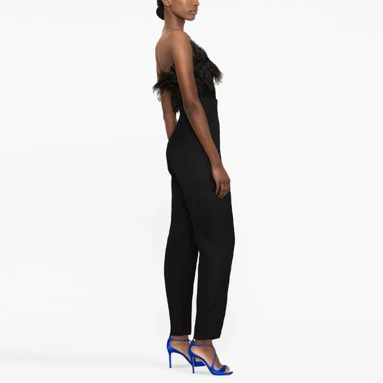 Alexandre Vauthier Knitted Sweatpants Women's Black-3