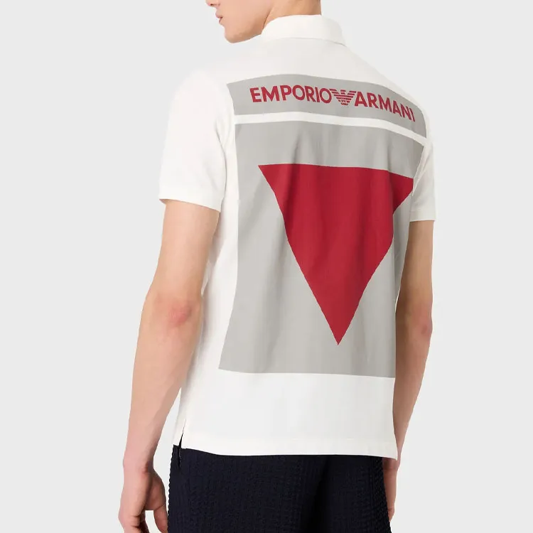 EMPORIO ARMANI Polo Shirt Men's White-3