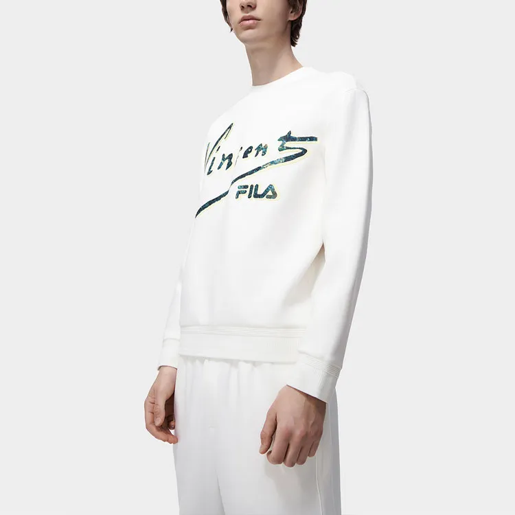 FILA Vincent Van Gogh Sweatshirts Men Cloud White-5
