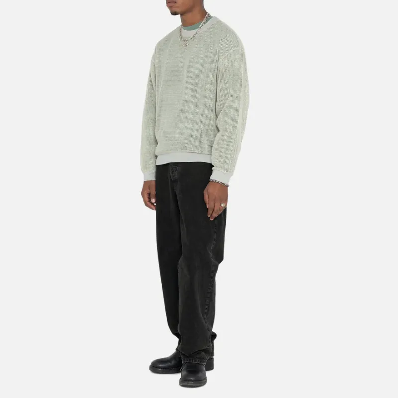 Stussy Cotton Mesh Long Sleeve Crew Top-19