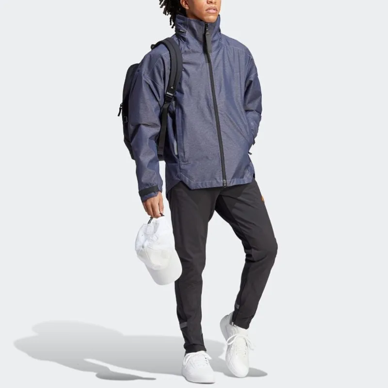 Adidas MYSHELTER Denim Jackets Men Marine Blue-2