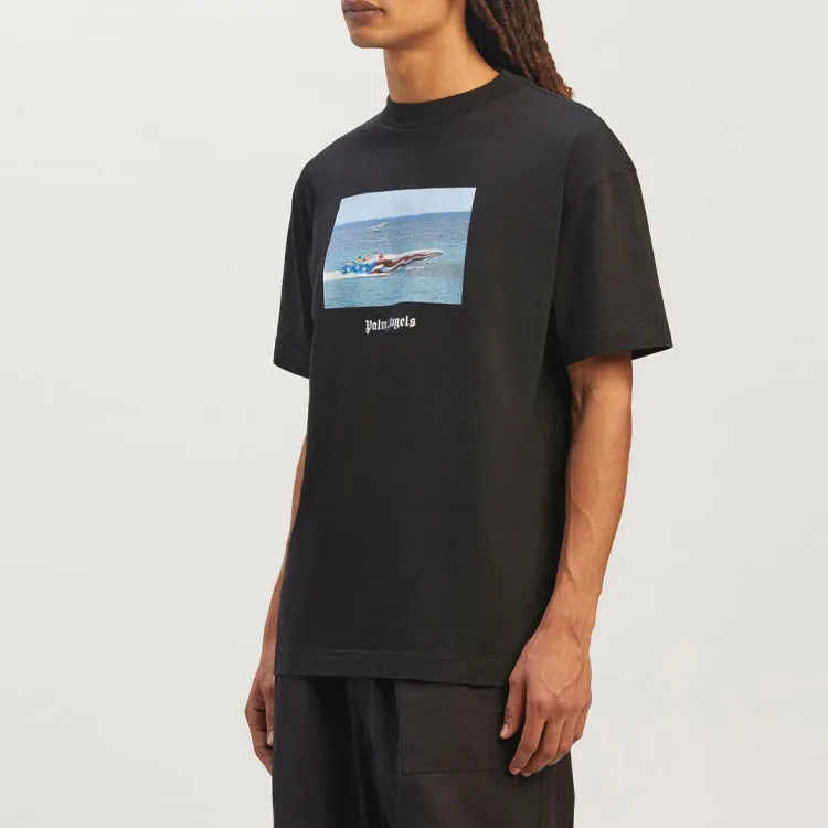 PALM ANGELS Getty Speedboat Classic Tee-4
