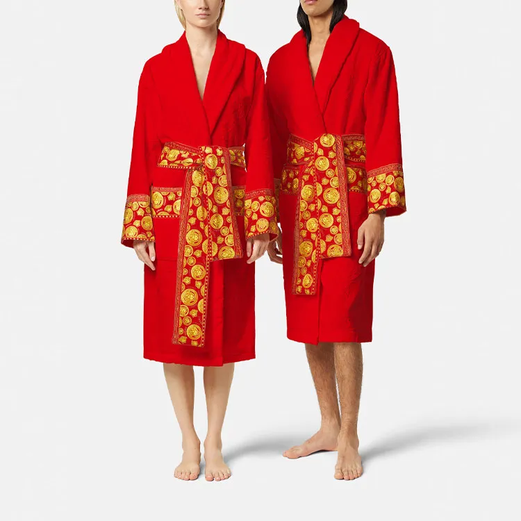VERSACE Unisex Bath Robes-2
