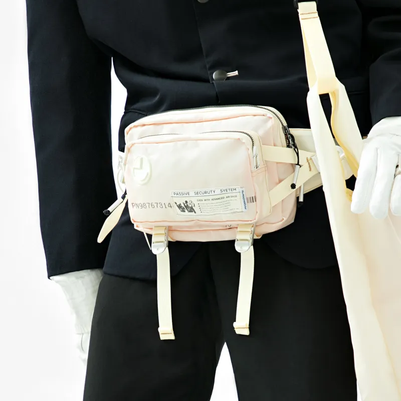 The MAD HATcher Polyamide Shoulder Bags Fanny Pack Regular Unisex Ecru-3