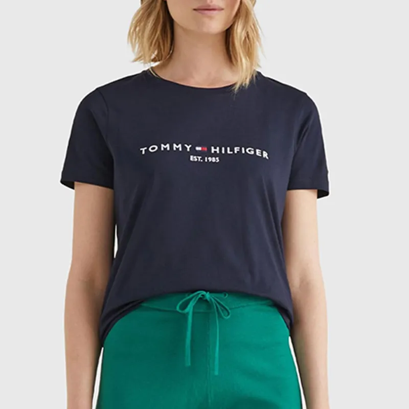 Tommy Hilfiger T Shirt Women's Navy Blue-2