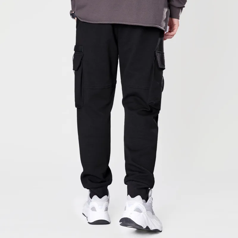 GUKUUL Casual Pants Unisex Black-3
