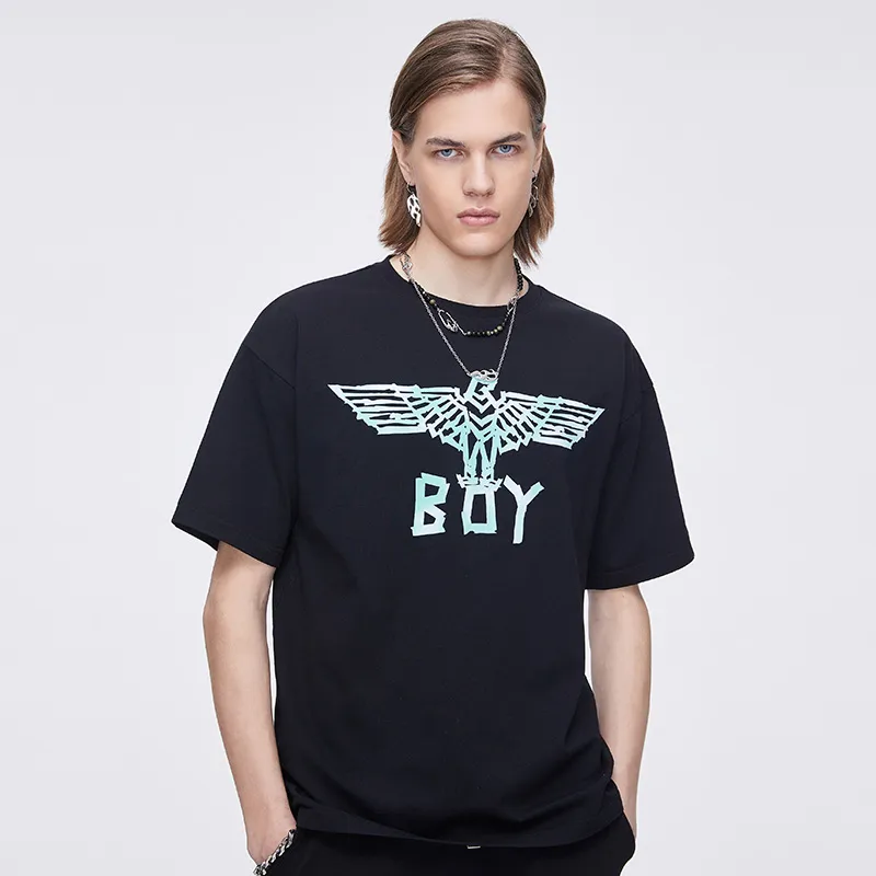Boy London SS21 Straight T Shirt Unisex Black-4