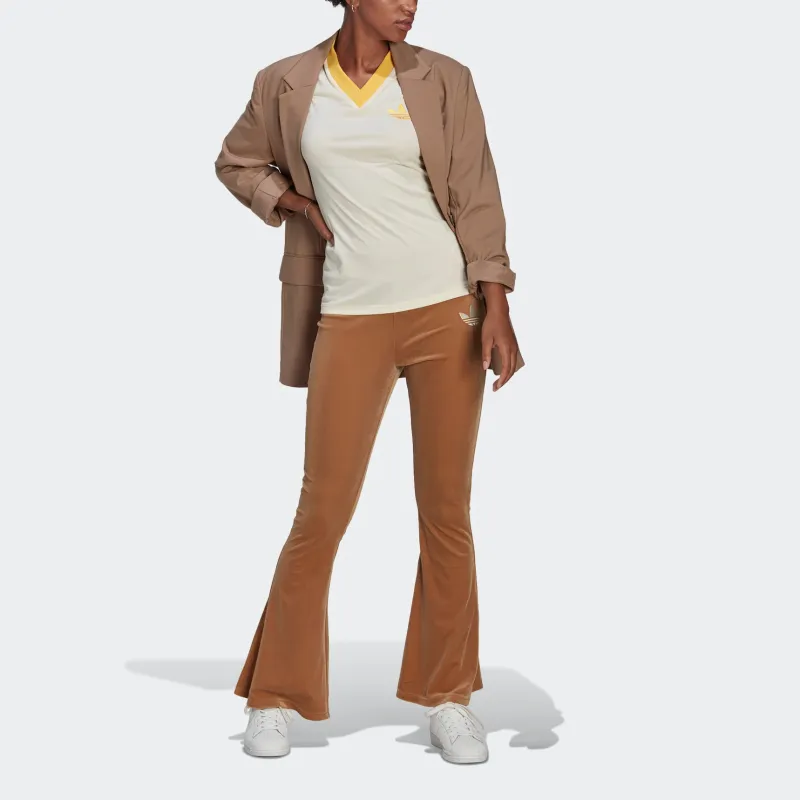 Adidas Originals Knitted Sports Pants Women's Brown-1