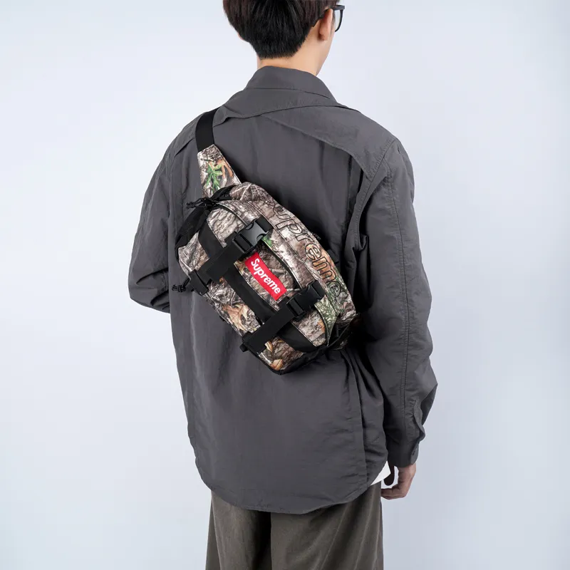 Supreme Nylon Crossbody Bag, Sling Bag, Fanny Pack Regular Unisex Brown-4