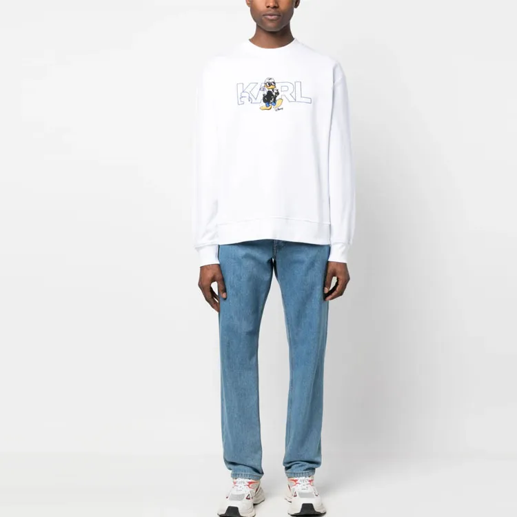 Disney X KARL LAGERFELD / Karl Lagerfeld Jeans Sweatshirts Men White-1