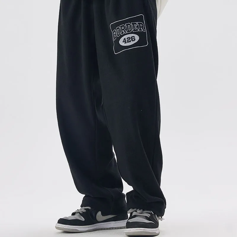 F426 Straight Casual Pants Unisex-3