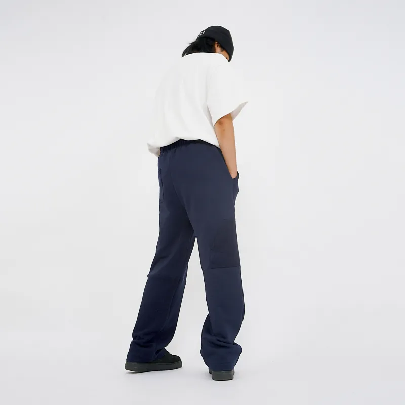 Phew Casual Pants Unisex Navy Blue-3