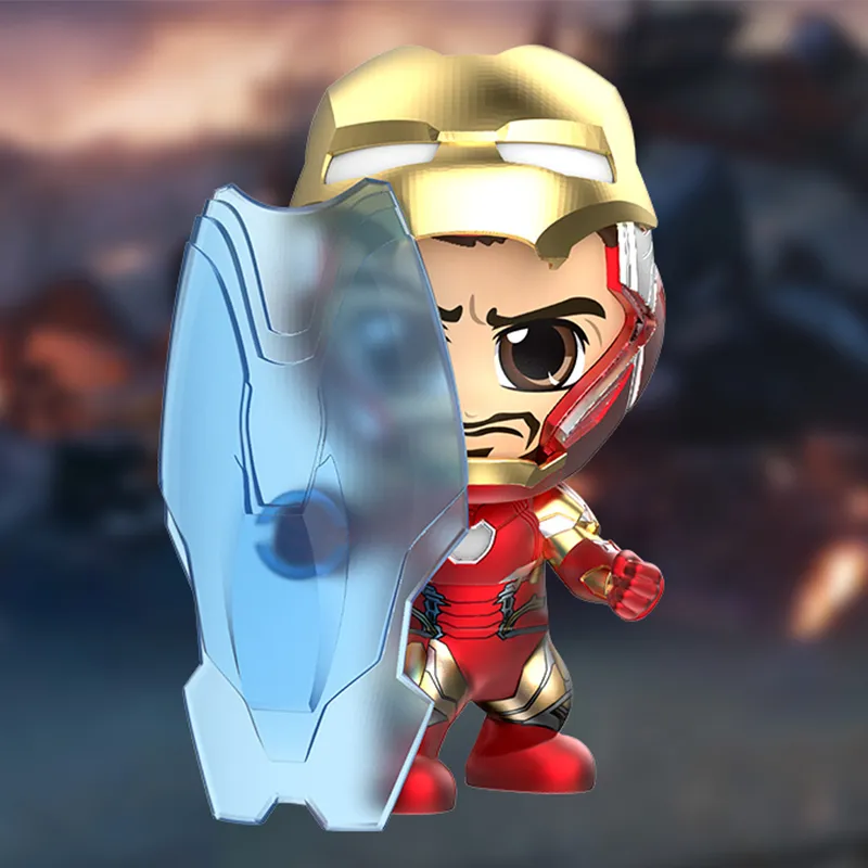 Hot Toys Iron Man The Avengers 4 Mark 85 Shield Edition Chibi Figures-1