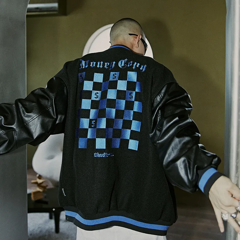 SHOOT BRAND Baseball Jacket Spring And Autumn Unisex-2