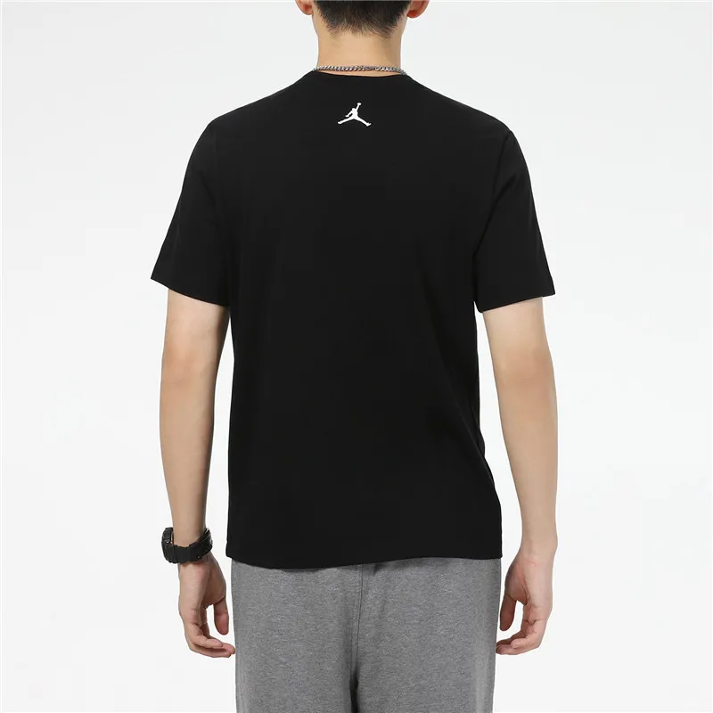 Jordan T Shirts Men Black-3