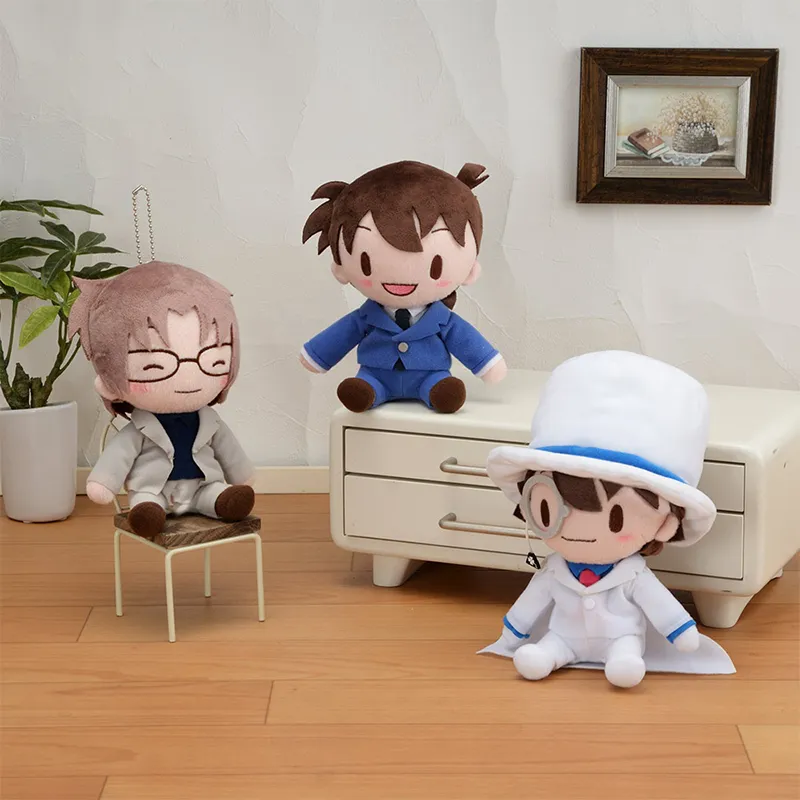 SEGA Detective Conan Subaru Okiya Vol.2 Sitting Posture Dolls Plush Pendant 16cm High-1