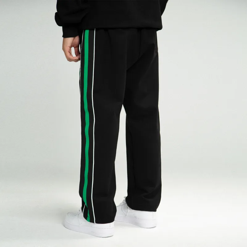 JUST VIBE Casual Pants Unisex Black-3