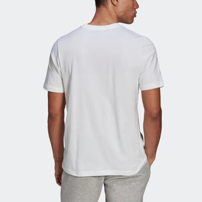 Adidas T Shirts Men White-2