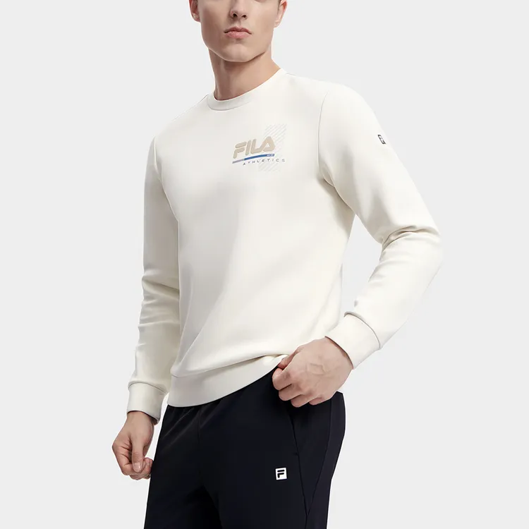 FILA Sweatshirt Men's White Birch Gray-3