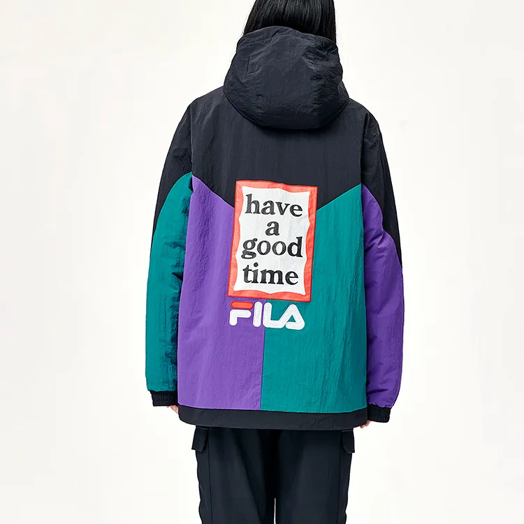 FILA Have A Good Time Collection Puffer Jackets Unisex Jet Black-4