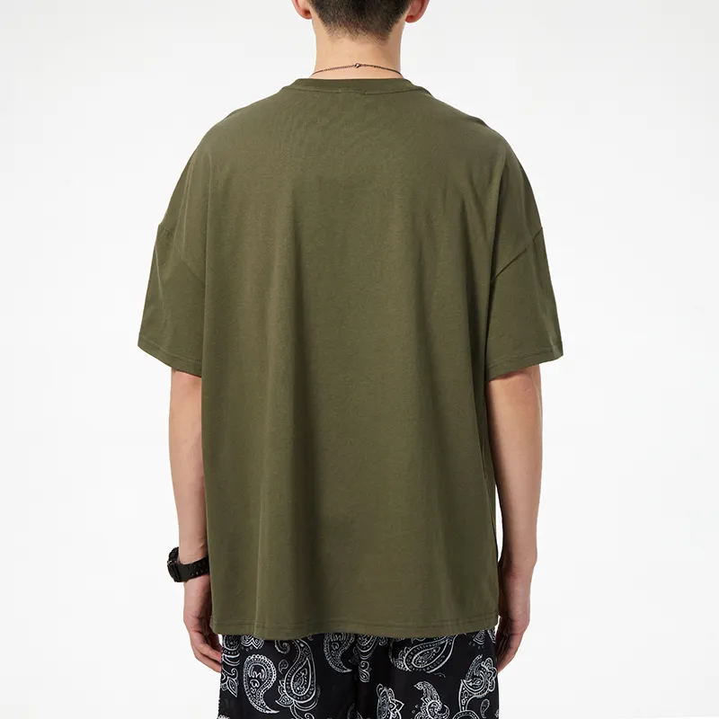 PUMA T-Shirts Men Army Green-3