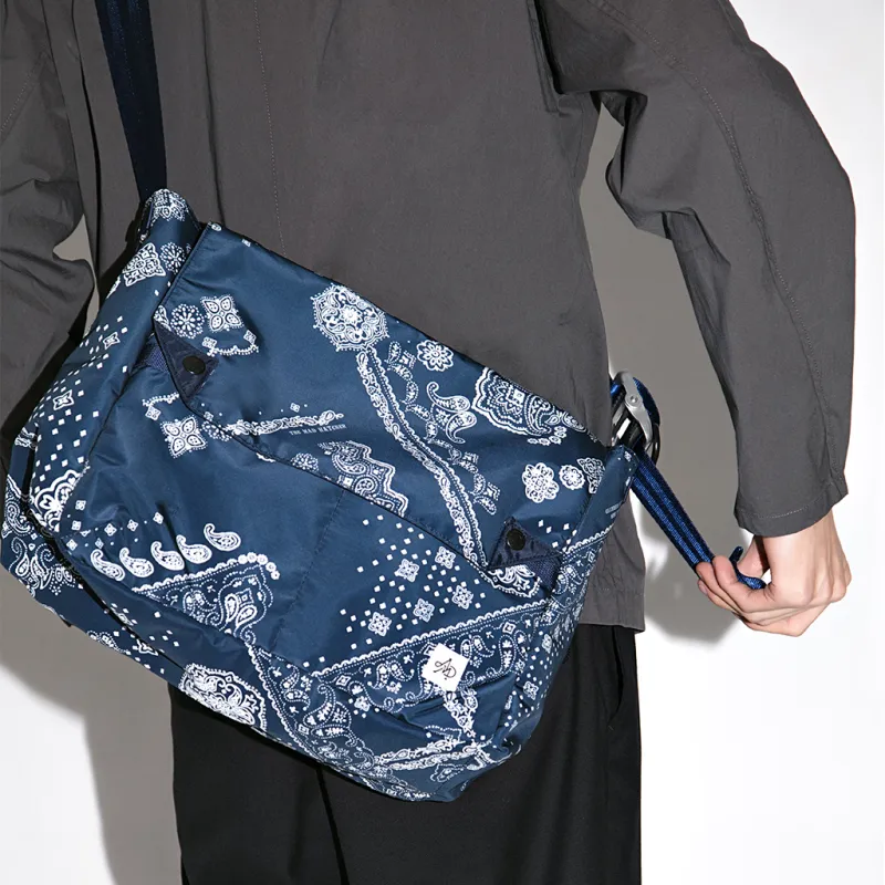 The MAD HATcher Messenger Bag, Crossbody Bag, Shoulder Bag, Outdoor Bag Polyester Multicolor Unisex-5