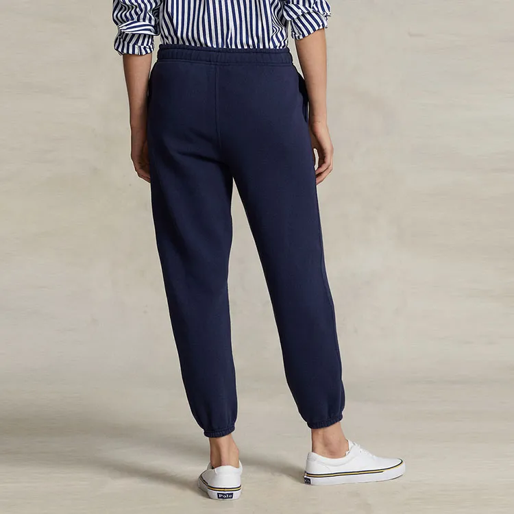Polo Ralph Lauren Knitted Sweatpants Women's Marine Blue-3