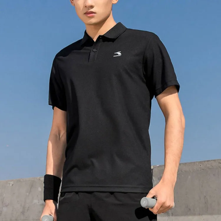 361° Polo Shirts Men Black-1