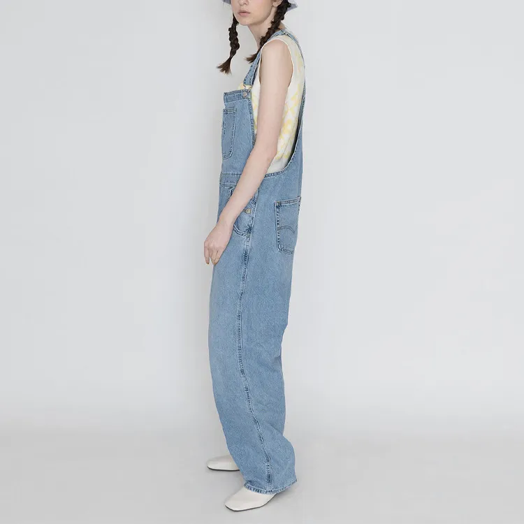 Levis Overalls Women's Blue-4