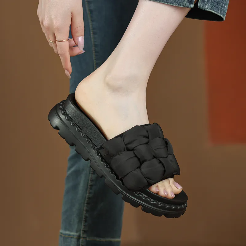 CAMEIDO Stylish Sandal Women's Black-3