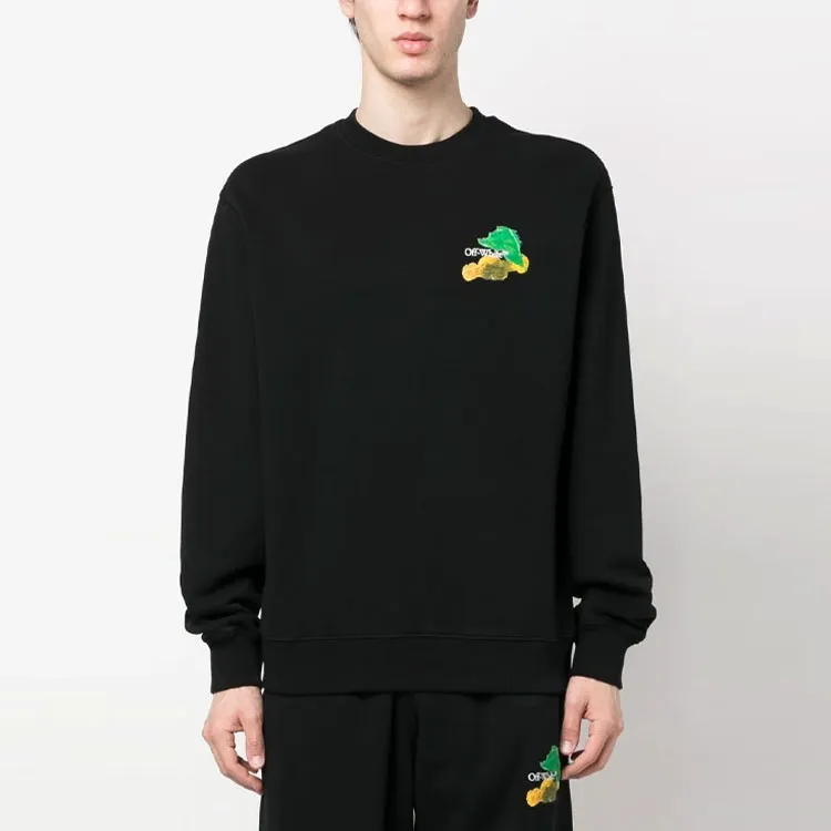 OFF WHITE Brush Arrows Skate Crewneck-1
