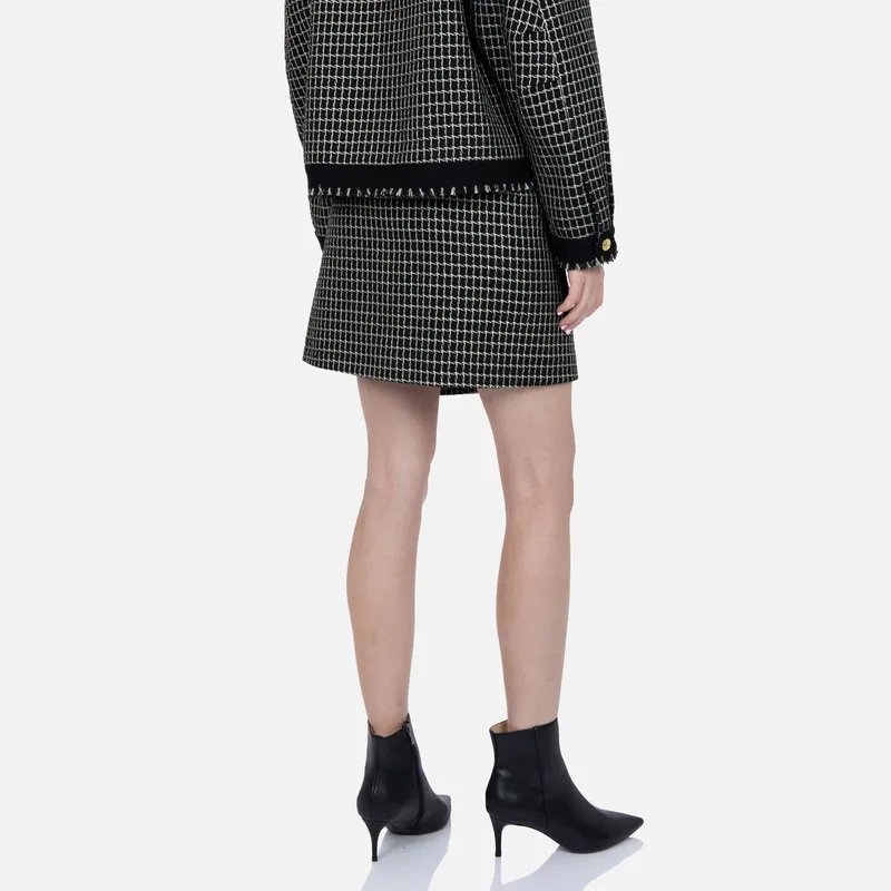 EVISU Casual Short Skirts Women's Black-3