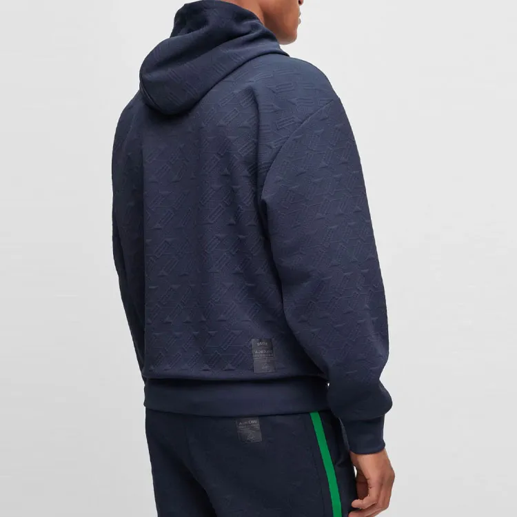 HUGO BOSS x AJBXNG Collaboration SS23 Sweatshirt Men's Dark Blue-3