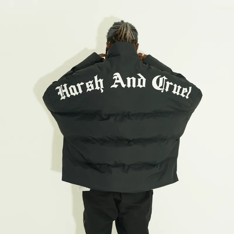 HARSH AND CRUEL Puffer Jacket Unisex-3