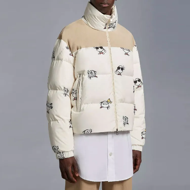 Moncler Down Jackets Men Beige-2