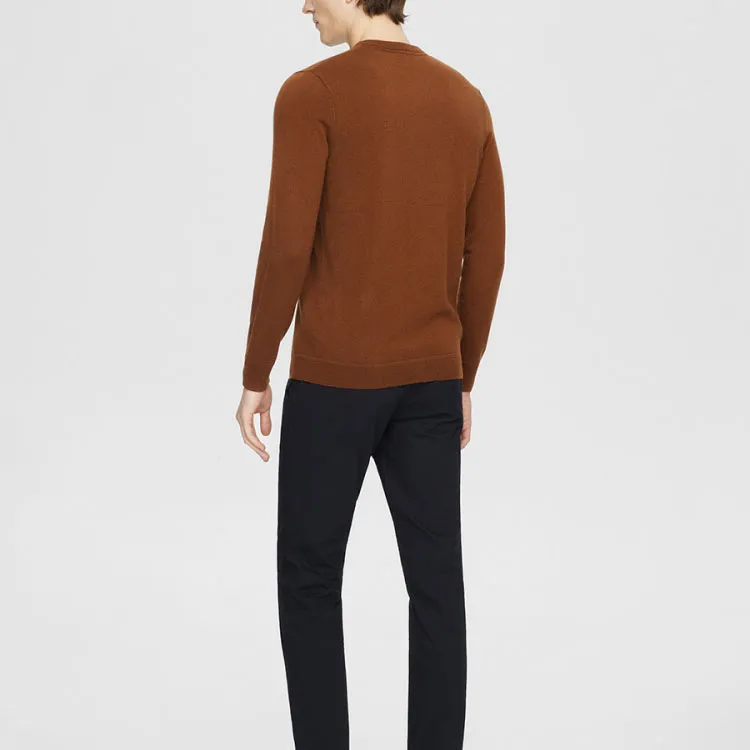 THEORY Cashmere Sweaters Men Red Brown-1
