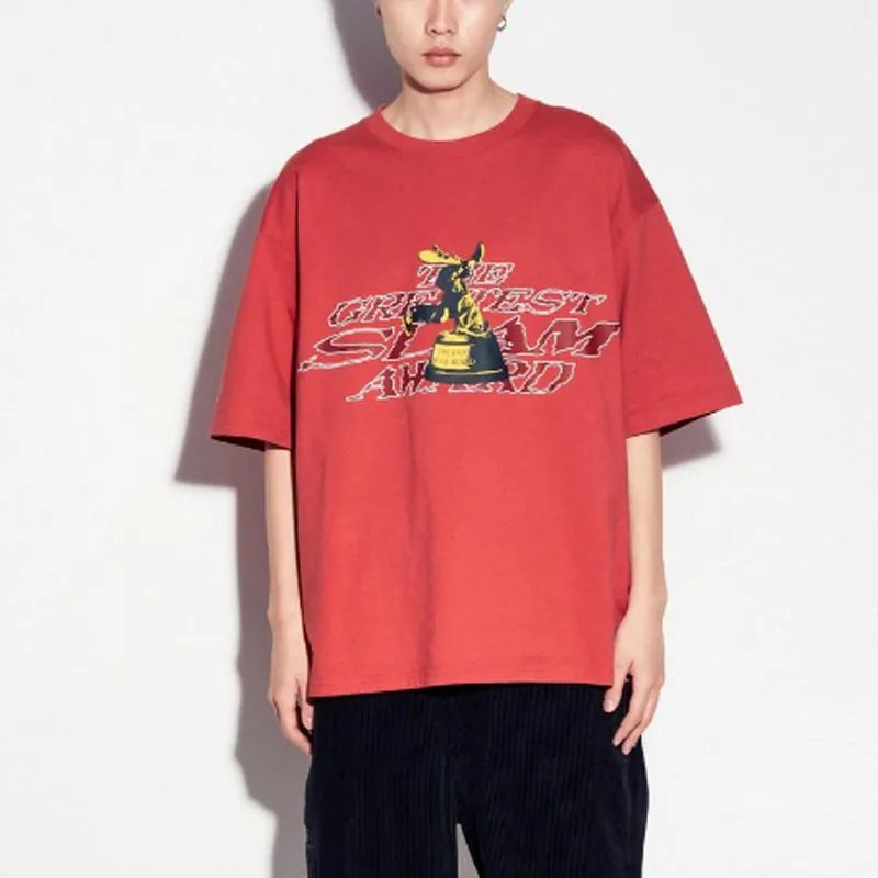 UNIQLO T Shirts Unisex Red-3