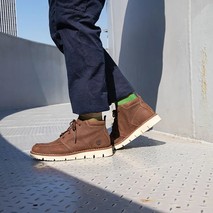 Timberland Westmore Moc Toe Chukka Wide Fit Boot 'Medium Brown Full Grain'-5