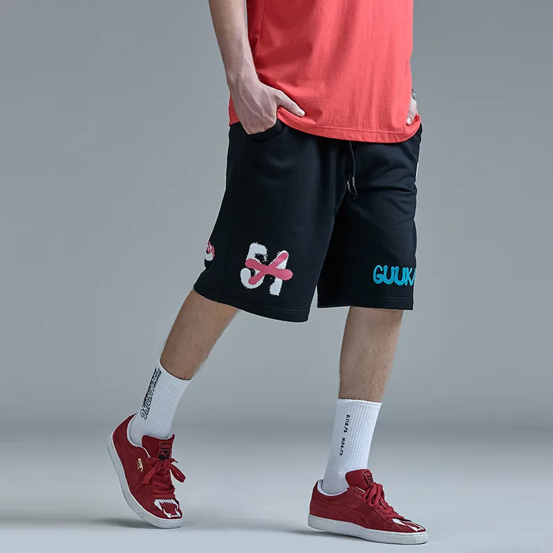 Guuka Casual Shorts Men's Black-2