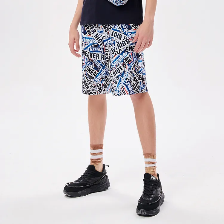 Staple X FILA FUSION Casual Shorts Men Webbing Print-2