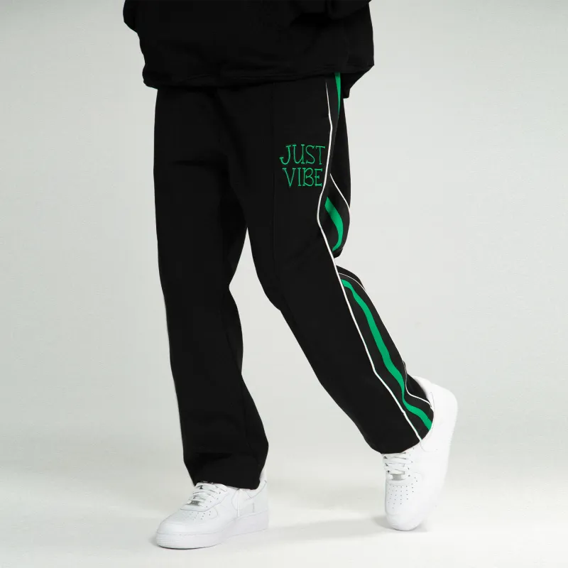 JUST VIBE Casual Pants Unisex Black-9