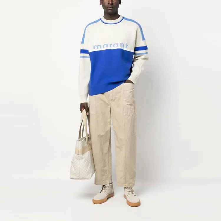 ISABEL MARANT Sweaters Men Blue-2