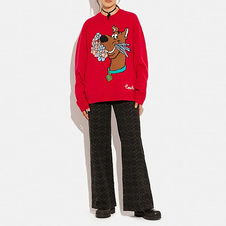 COACH Sweaters Women's Red-1