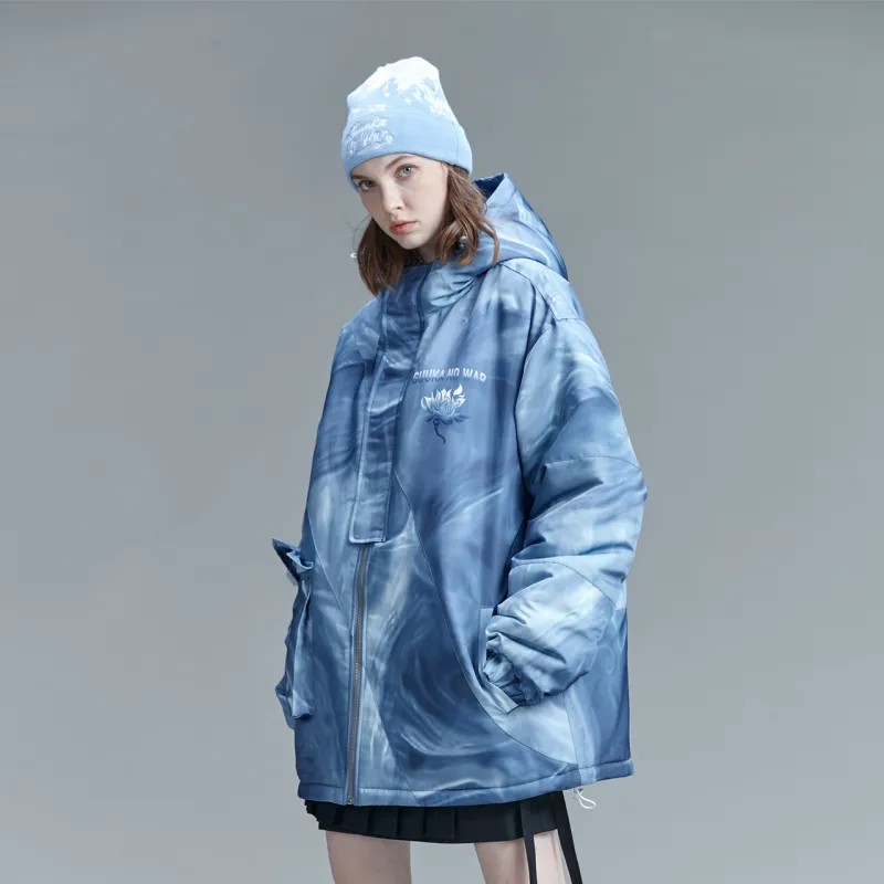 Guuka Puffer Jacket Unisex Blue-6