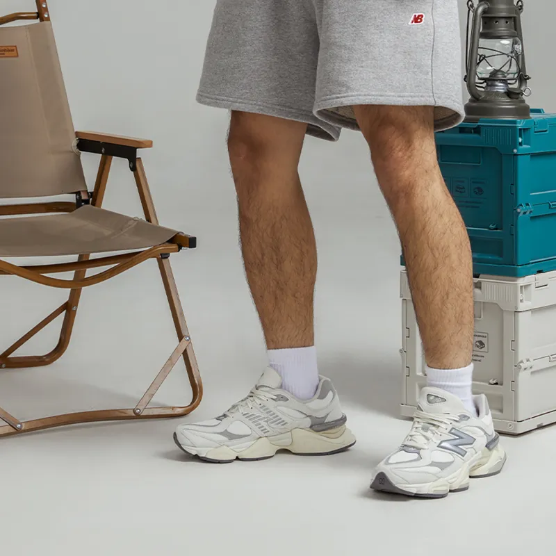 New Balance 9060 Sea Salt White-5