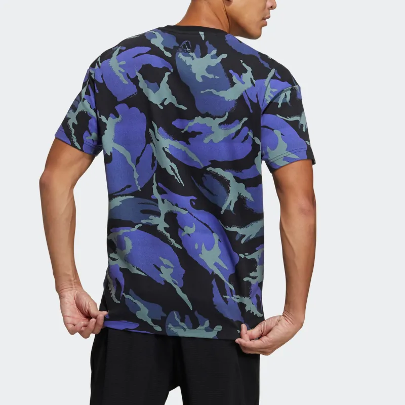 Adidas T Shirts Men Blue-2