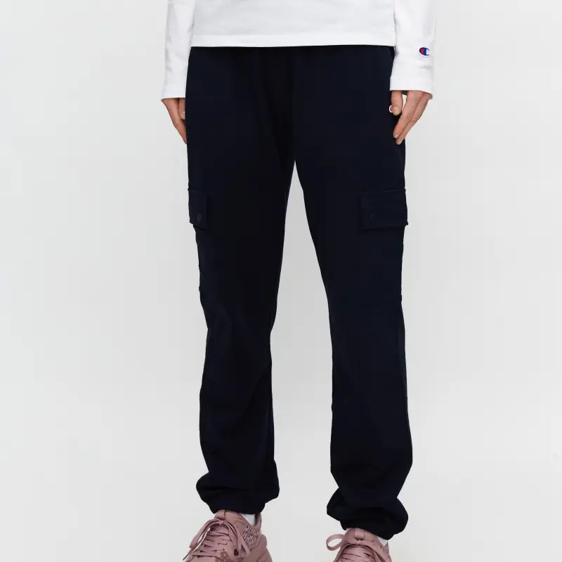 Champion Straight Casual Pants Women's Dark Blue-2